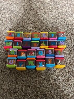 vintage Fisher-Price Peek-a-Blocks Alphabet Blocks